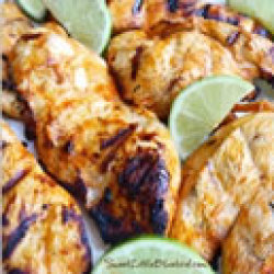 Lime and Honey Chicken Skewers